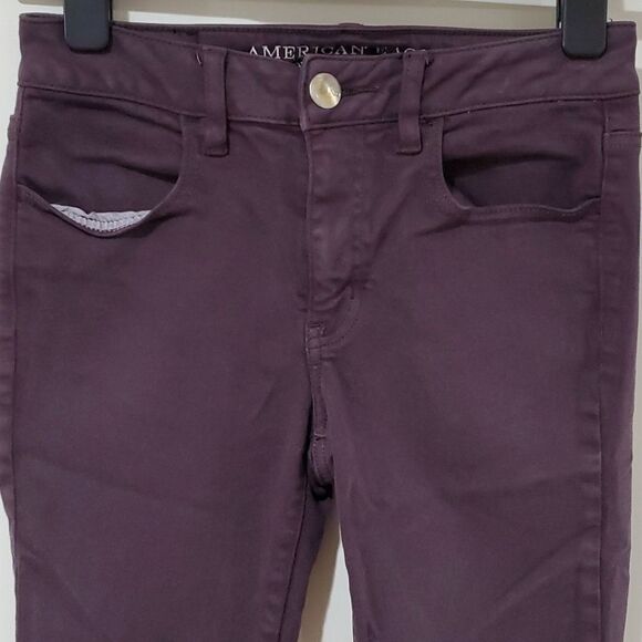 American Eagle super stretch hi-rise cropped jeggings - Picture 2 of 8